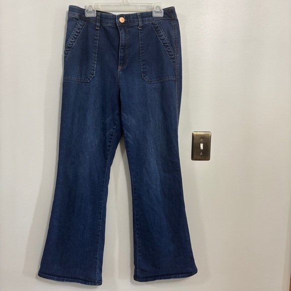 Democracy Flare high rise Wide Leg Jeans size 16 - Picture 1 of 7